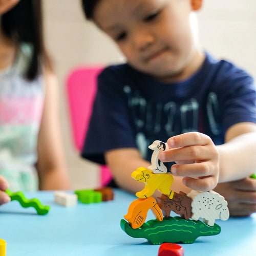 Animal Upon Animal Stacking Game
