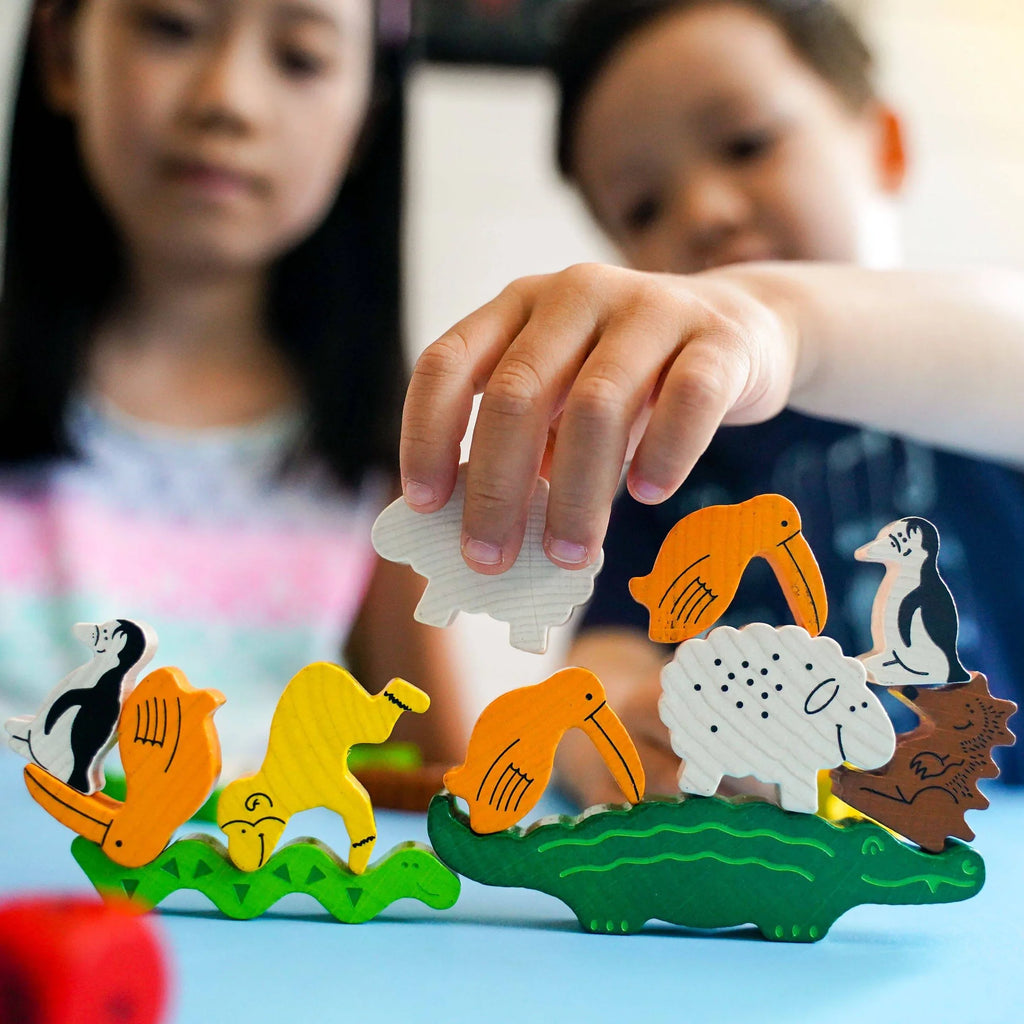 Animal Upon Animal Stacking Game